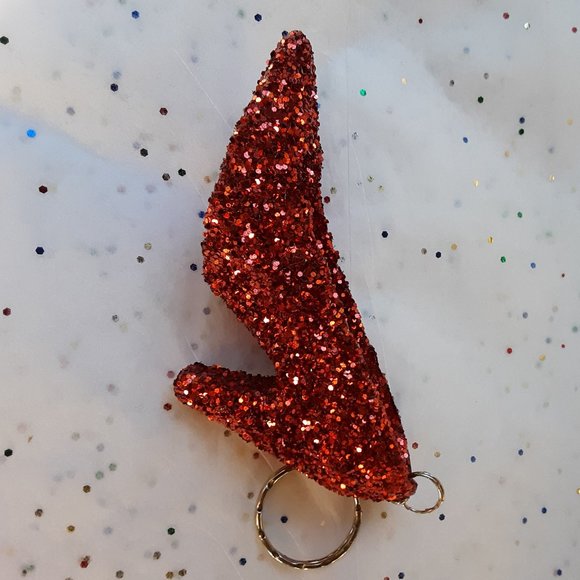 Coming Soon! Ruby Slipper Wizard Oz Inspired Handcrafted Acrylic Keychain Shoe - Picture 7 of 15